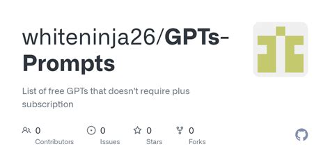 List of free GPTs that doesn't require plus subscription.